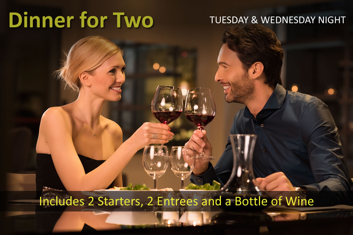 Dinner for Two, November 5 & 6 | Siena Bistro